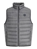 Garnitury - Jack&Jones męska kamizelka bezrękawnik JJEBRADLEY LIGHT BODYWARMER COLLAR NOO 12280973 CASTLEROCK-L - miniaturka - grafika 1
