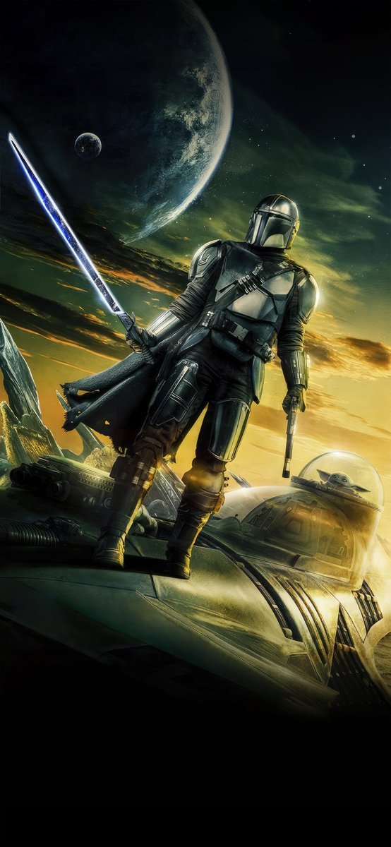 PUZZLE STAR WARS Mandalorian A3 252 el z Nadrukiem + IMIĘ Pudełko