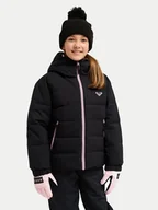 Kurtki narciarskie - Roxy Kurtka narciarska Snowyhill ERGTJ03205 Czarny Regular Fit - miniaturka - grafika 1