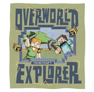 Koce i narzuty dla dzieci - Kocyk dziecięcy Minecraft 130 x 170 cm Halantex stev alex gra koc - miniaturka - grafika 1