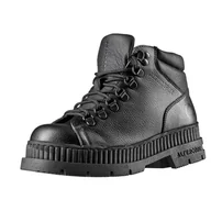 Botki damskie - trzewiki damskie ALTERCORE czarne (MARVIN VEGAN BLACK)-40 - miniaturka - grafika 1