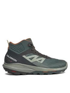 Salomon Trekkingi Outpulse Mid GORE-TEX L47297600 Zielony - Buty trekkingowe męskie - miniaturka - grafika 1