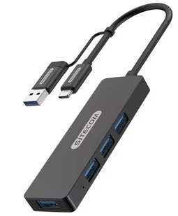 Sitecom Hub CN-414 Czarny - Huby USB - miniaturka - grafika 1