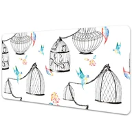 Podkładki na biurko - Podkład ochronny na biurko Klatki dla ptaków 90x45 cm - miniaturka - grafika 1