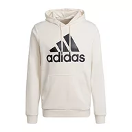 Bluzy męskie - adidas Męska bluza M BL FT HD, nieżółta/czarna, L - miniaturka - grafika 1