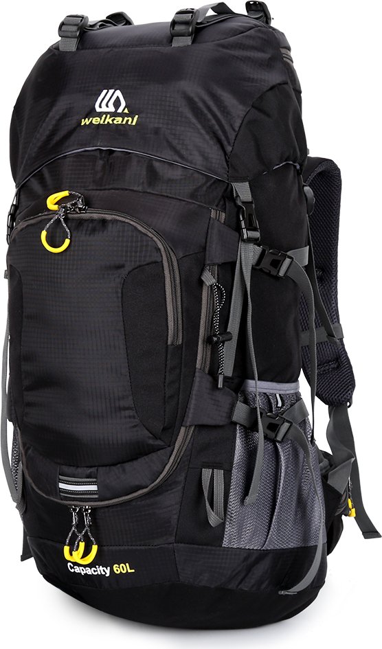 plecak turystyczny 60L, outdoorowa torba alpinistyczna, plecak kempingowy, plecak podróżny, odpowiedni do podróży, wspinaczki górskiej, sportów na świeżym powietrzu itp.