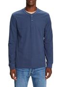 Koszulki męskie - ESPRIT T-shirt męski, 420 / szary niebieski, L - miniaturka - grafika 1