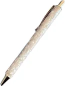 Długopisy - Paperchase- Długopis różowy marmur Czarny - miniaturka - grafika 1