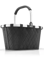 Torby i wózki na zakupy - Koszyk / torba na zakupy Reisenthel Carrybag - rhombus black - miniaturka - grafika 1