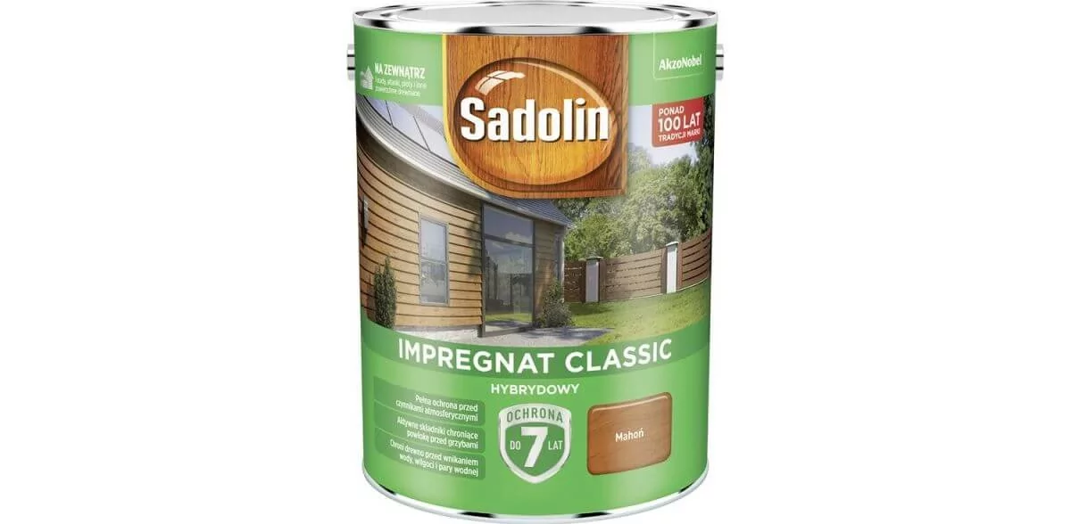 Sadolin Impregnat do drewna Hybrydowy mahoń 4 5 l 5327528