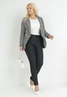 Spodnie sportowe damskie - Czarne Spodnie Skinny Gasi - miniaturka - grafika 1