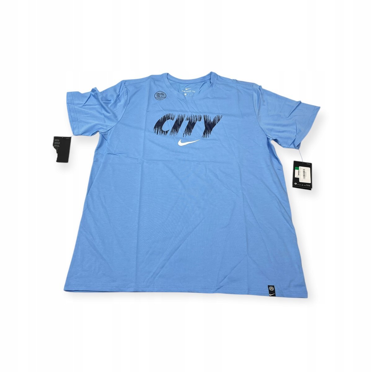 Koszulka T-Shirt Męski Manchester City Na Krótki Rękaw Nike L