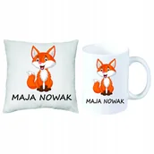 Gadżety dla niej i dla niego - Zwierzątka Poduszka + KUBEK Zestaw Do Przedszkola - miniaturka - grafika 1