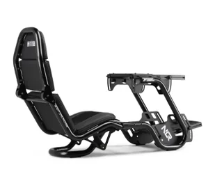 Next Level Racing NLR-R003 F-GT Pro Formula And Gt Racing Simulator Cockpit Black Edition Wyścigowy do 150kg Skóra ECO - Fotele gamingowe - miniaturka - grafika 1