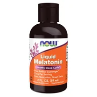 Suplementy naturalne - Melatonina w płynie 59 ml ( Now Foods) - miniaturka - grafika 1