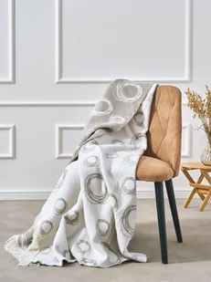 Koc bawełniany akrylowy 150x200 2140/1 Bańki mydlane szary narzuta pled wykończony frędzlami SG - Koce Koc bawełniany akrylowy 150x200 2140/1 Bańki mydlane szary narzuta pled wykończony frędzlami SG - Koce - miniaturka - grafika 1