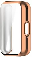 Akcesoria do smartwatchy - Etui Bizon Case Watch Felipe do Galaxy Fit 3, różowozłote - miniaturka - grafika 1