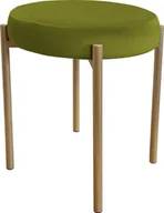 Taborety i hokery - Atos TABORET DIOR STOŁEK LOFT metal podstawa złota BL75 - miniaturka - grafika 1