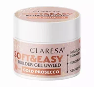 Żele do paznokci - Claresa - Żel budujący SOFT&EASY builder gel gold prosecco 90g - miniaturka - grafika 1