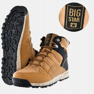 Big Star Buty Damskie Trekkingowe Obuwie Sportowe Ocieplane - Buty trekkingowe damskie - miniaturka - grafika 1