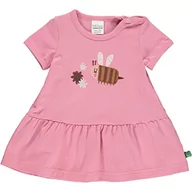 Sukienki - Fred's World by Green Cotton Bumblebee S/S Dress Baby Sukienka Casual Dziewczyny i Dziewczyny, Różowy, 74 - miniaturka - grafika 1