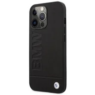 Etui i futerały do telefonów - Etui BMW BMHMP14XSLLBK iPhone 14 Pro Max 6,7" czarny/black hardcase Signature Logo Imprint Magsafe - miniaturka - grafika 1