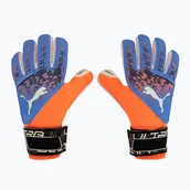 Piłka nożna - Rękawice bramkarskie PUMA Ultra Grip 2 RC ultra orange/blue glimmer - miniaturka - grafika 1