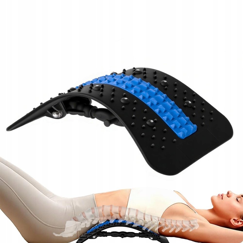 PRZYRZĄD DO ROZCIĄGANIA PLECÓW KRĘGOSŁUPA DESKA MASAŻER AKUPRESURA