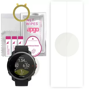 1x Folia hydrożelowa MATOWA do Polar Grit X S M - apgo Smartwatch Hydrogel MATTE Protection Ochrona na ekran smartwatcha - Akcesoria do smartwatchy - miniaturka - grafika 1