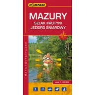 Atlasy i mapy - Wydawnictwo Compass Mazury - Szlak Krutyni, J. Śniardwy Mapa turystyczna 1:60 000 - Compass - miniaturka - grafika 1
