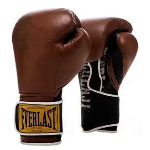 Everlast Skórzane Rękawice Bokserskie Sparingowe 1910 Brown Rozmiar 16 Oz. - Rękawice bokserskie - miniaturka - grafika 1