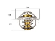 Termostaty - Termostat, płyn chłodzący Mahle TX 212 82D - miniaturka - grafika 1