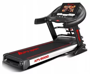 APVsport 1 grupa, SERIA PREMIUM LINE, model A8000S 6KM Bieżnia elektryczna do biegania i chodzenia, ekran TFT ANDROID 10.1 cala, pas biegowy 145x58cm - Bieżnie - miniaturka - grafika 1