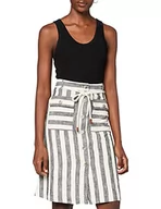 Spódnice - Yargıcı Damska spódnica z paskiem, Wielokolorowa (czarny wielokolorowy 176), 68 PL - miniaturka - grafika 1