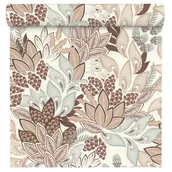 Tapety - Tapeta natura beżowa winylowa na flizelinie - miniaturka - grafika 1