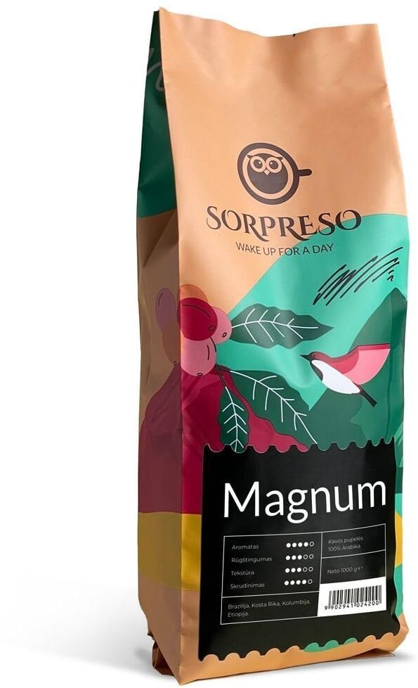 Kawa ziarnista Sorpreso Ziarna kawy MAGNUM 1kg