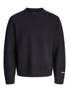 Jack & Jones Sweter w kolorze czarnym - Swetry męskie - miniaturka - grafika 1