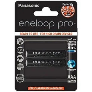 Panasonic Eneloop Pro BK-4HCDE/2BE 930mAh AAA 2szt (156616) - Ładowarki i akumulatory - miniaturka - grafika 1