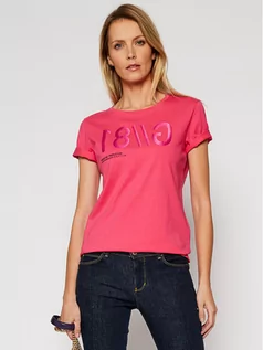 Koszulki i topy damskie - Guess T-Shirt G 81 W1RI0B I3Z00 Różowy Regular Fit - grafika 1