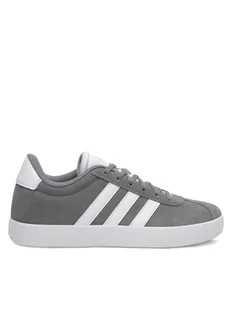adidas Sneakersy VL COURT 3.0 K ID6314 Szary - Buty dla dziewczynek - miniaturka - grafika 1