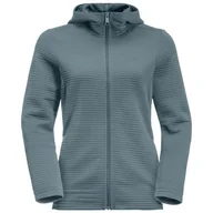 Kurtki damskie - Jack Wolfskin Damska Kurtka Jkt Modesto Z Kapturem, Ciemnoniebieski Szary, Xl - miniaturka - grafika 1
