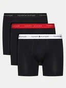 Majtki męskie - Tommy Hilfiger Komplet 3 par bokserek UM0UM02765 Czarny - miniaturka - grafika 1