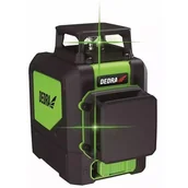 Poziomice, łaty, miary - Laser krzyżowy DEDRA 2D MC0906 - miniaturka - grafika 1