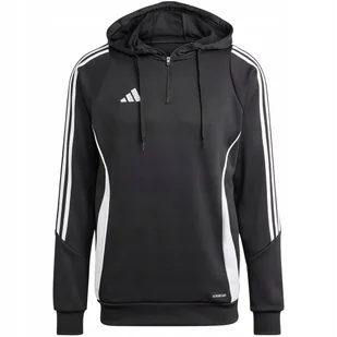 Bluza męska adidas Tiro 24 Training Hooded czarna IJ9957 M - Bluzy męskie - miniaturka - grafika 1