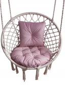Poduszki ogrodowe - Poduszki fotel wiszący hamak huśtawka róż domogród - miniaturka - grafika 1