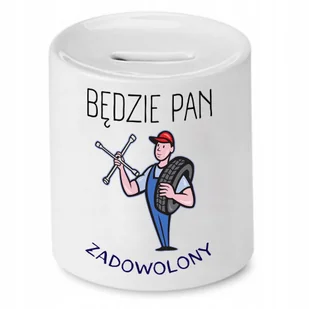 SKARBONKA DLA MECHANIKA BĘDZIE PAN ZADOWOLONY z Nadrukiem ze Zdjęciem - Skarbonki - miniaturka - grafika 1