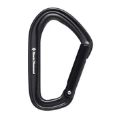 Sprzęt wspinaczkowy - Karabinek Black Diamond HotForge Straight Gate - black - miniaturka - grafika 1