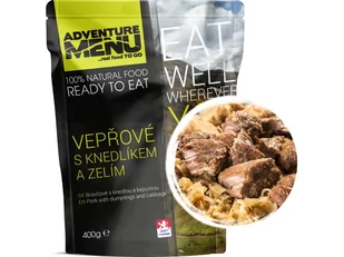 Adventure Menu Menu Przygodowe - Wieprzowina z knedlami i kapustą, 400 g - Szybkie dania obiadowe - miniaturka - grafika 1