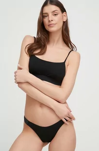 Calvin Klein biustonosz kąpielowy kolor czarny lekko usztywniona miseczka - Stroje kąpielowe - miniaturka - grafika 1
