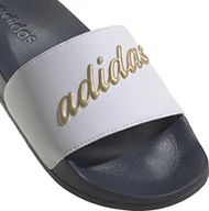 Klapki i japonki damskie - Adidas Klapki damskie adidas Adilette Shower biało-granatowe GZ5930 37 - miniaturka - grafika 1